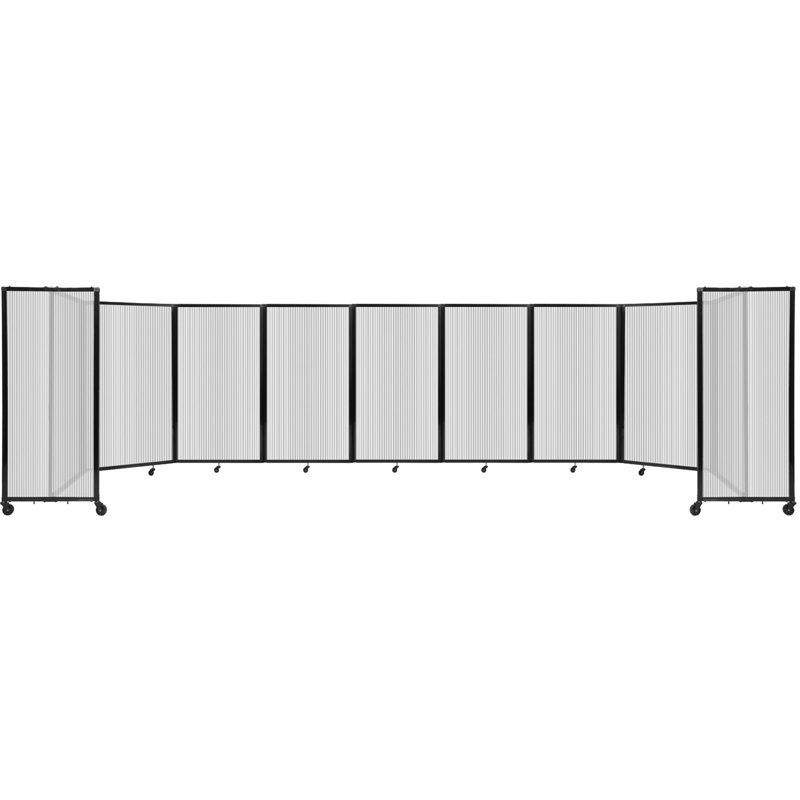 Cloison murale en polycarbonate 360, H 60 po x l 300 po, Transparent