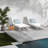 Patio Chaise Lounges Set Of 2, Steel Adjustable Modern Poolside Chairs