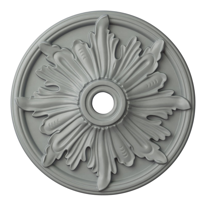 Médaillon de plafond Endurathane Elena, DE 19 5/8 po x P 2 3/8 po x P 2 3/8 po, apprêté en usine