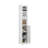 64.17'' Tall Bathroom Storage Cabinet With Adjustable Shelves,Slim 1 Doors Freestanding Cabinet With Anti-Tip, Open Compartments, For Home, Small Spaces, Bathroom,Kitchen