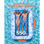 Inflatable Pool Float with UPF 50+ Canopy, 82" x 55" Large Tanning Pool Floating Lounger for Adults, 550LBS Capacity Sunbathing Lounger Floaties with Pillow, Phone & Cup Holder for Water Fun