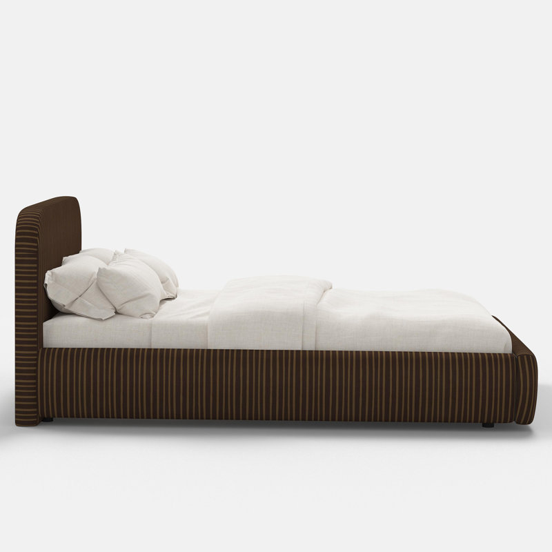 Upholstered Bed, Full, Performance Textured Weave River