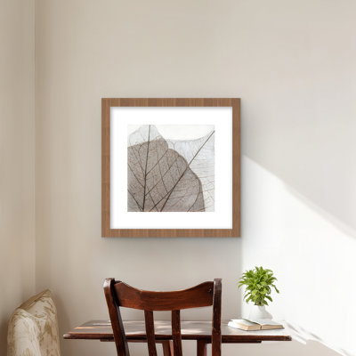 Translucent Dried Leaves - Botanical Office Framed Print