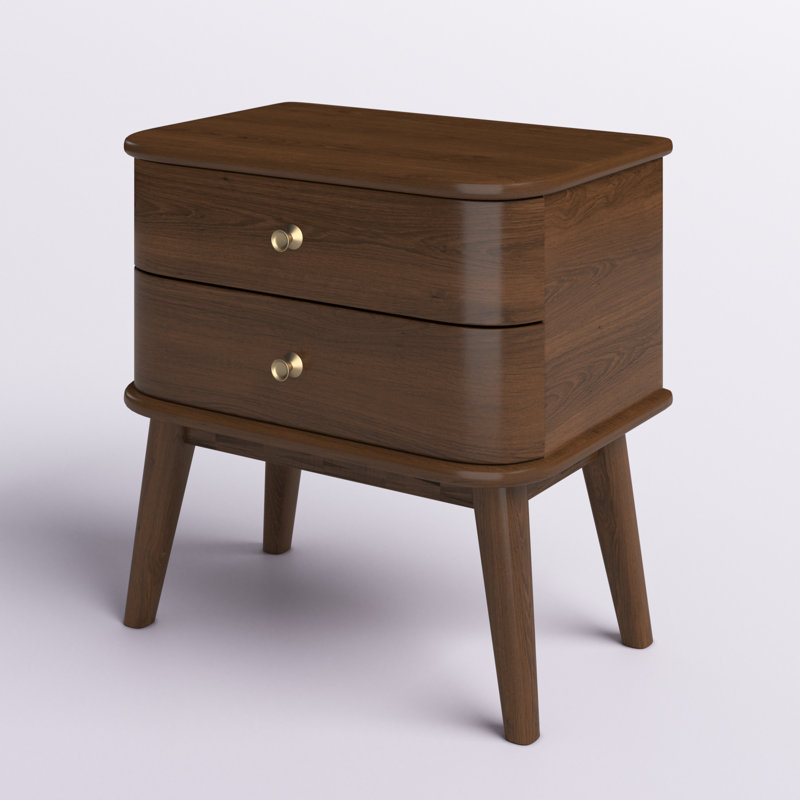 Clyve 2 Drawer Nightstand