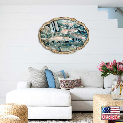 Art mural Midgett Catch The Rainbow, Trout