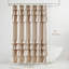 Rideau de douche Grace Beige Uni à volants simples 72x72''-32740821-125588364