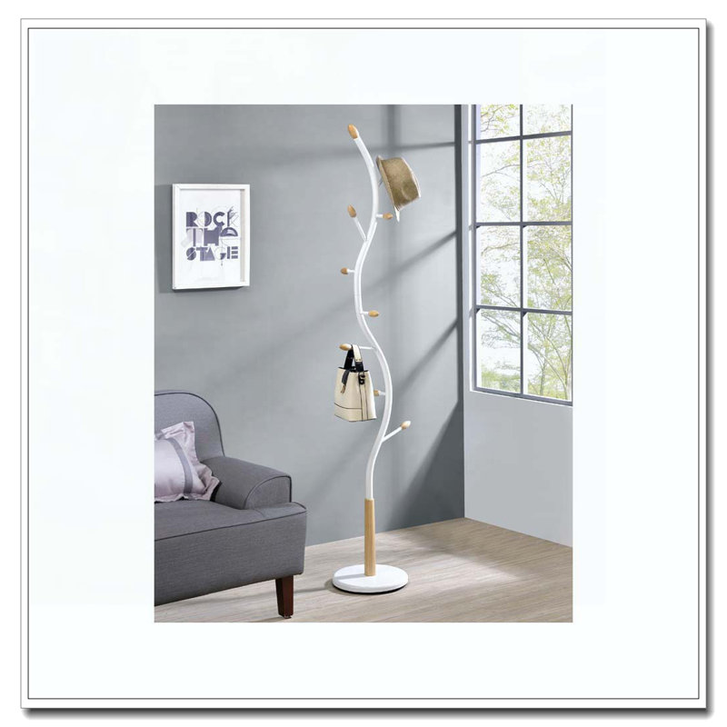 Portemanteau en métal, Blanc