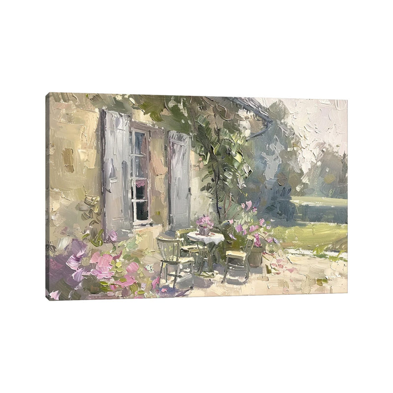Patio by Willow Studio - Gallery-Wrapped Canvas Giclée on Canvas, Does Not Apply, 45.72 cm H x 66.04 cm W, Wrapped Canvas