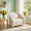 Fauteuil demi-tonneau pivotant Pumpkin l 30,71 po x P 29,92 po x H 28,35 po