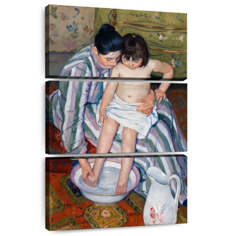 The Child's Bath 1893, 45" H x 28" W