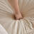 Beige Chenille Fabric Ottoman Footrest For Living Room Sofa Seating | Gift Idea-2133765049