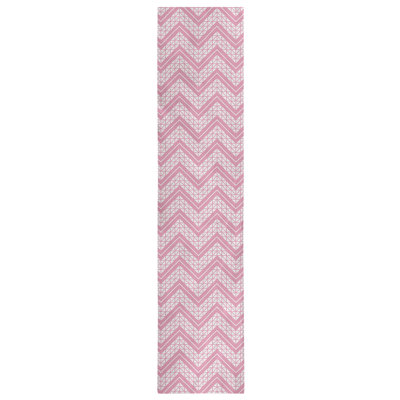 Stephenie Classic Hand Drawn Chevron Table Runner