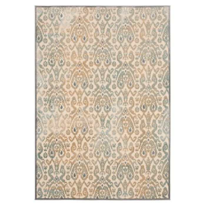 Lymansville Ikat Viscose Area Rug, Rectangle 122 x 170 cm