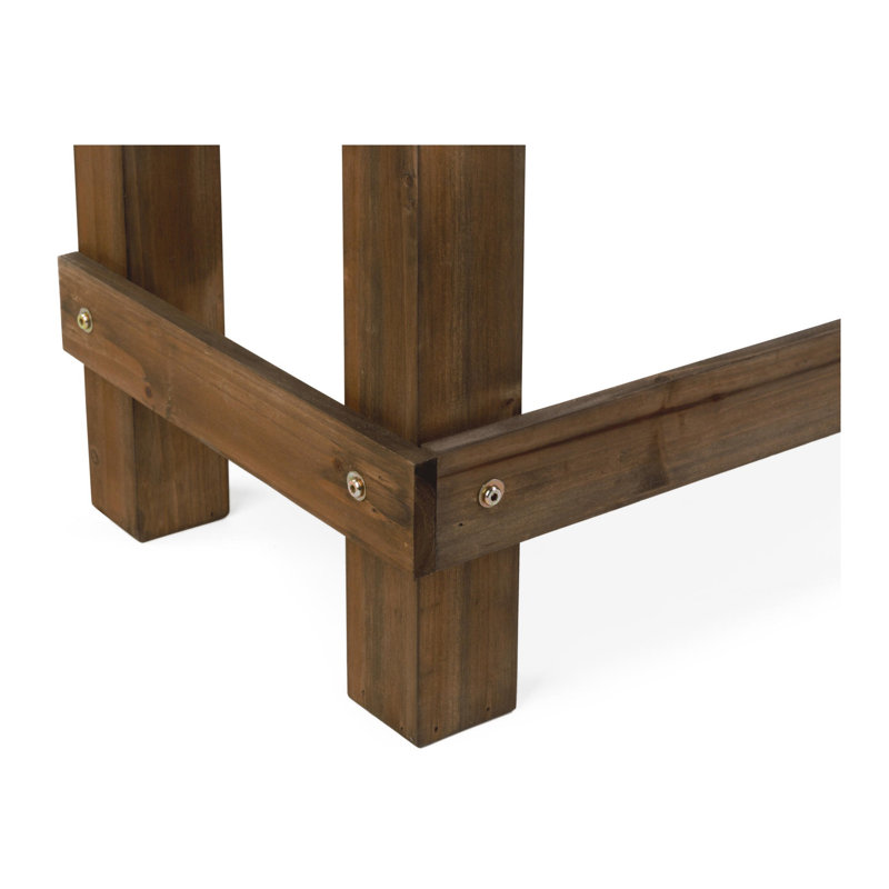 Khorawa Solid Wood Top Console Table, 39" H x 56.25" W x 21.4" D