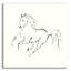 «Line Horse III» par Chris Paschke - reproduction de dessin sans cadre-1116612130