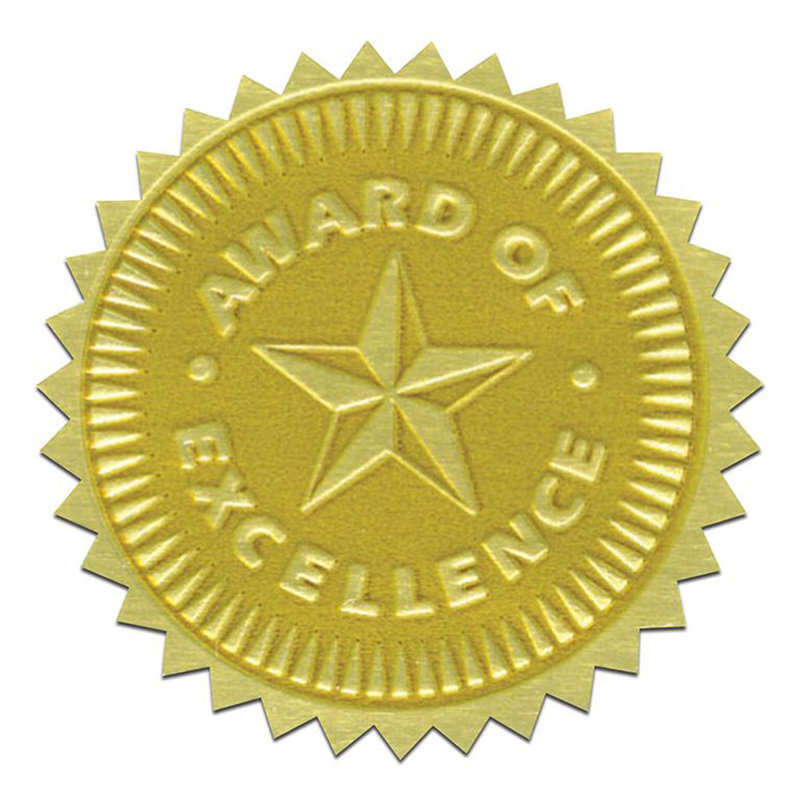 Certificat de certification «Gold Foil»