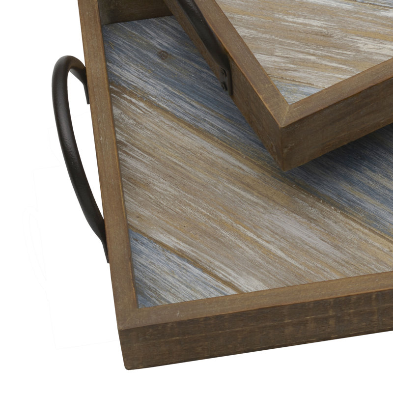Metal Tray - Set of 2