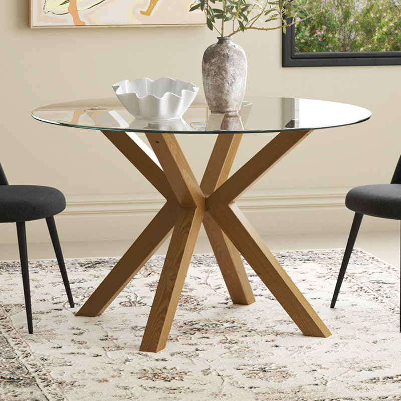 Charlie Metal Base Dining Table