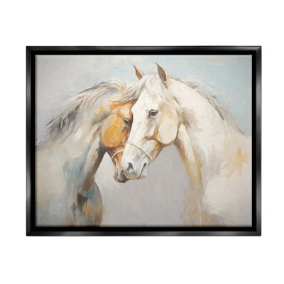 " Grey Horse Hugs " by Ramona Murdock