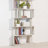 31.5" L X 64.56" H Free Combination Bookshelf Modern 5-Tier Open Storage Bookcase MDF Wood Display Shelving For Living Room Home Office Bedroom Decor Organizer, Media Storage Shelves-1257354361