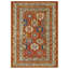 Rustic Antique Caucasian Tribal Floral Pattern Seychour Rug
