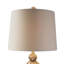 Lampe de table dorée 19 po Majeic