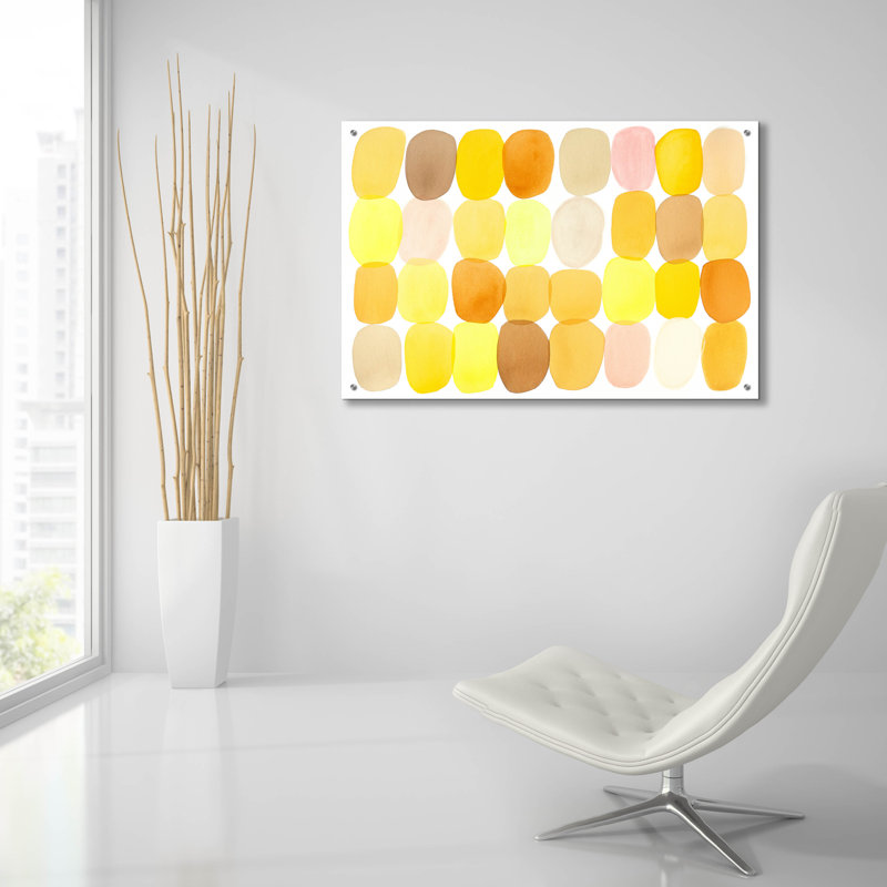  «Sun Dappled» par Simone Christen, art mural en verre acrylique, 36 po x 24 po