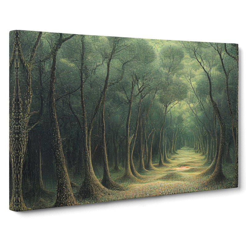 Path Of The Forest - Wrapped Canvas, 35cm H x 50cm W x 3cm D