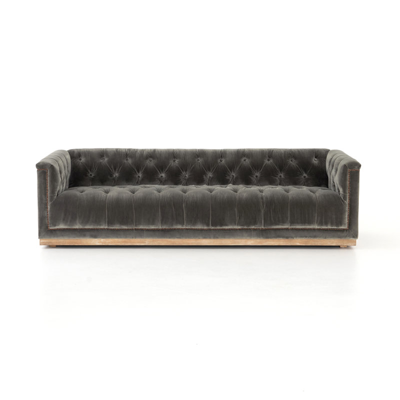 Byer Upholstered 95'' Sofa, Sapphire Birch Polyester Blend