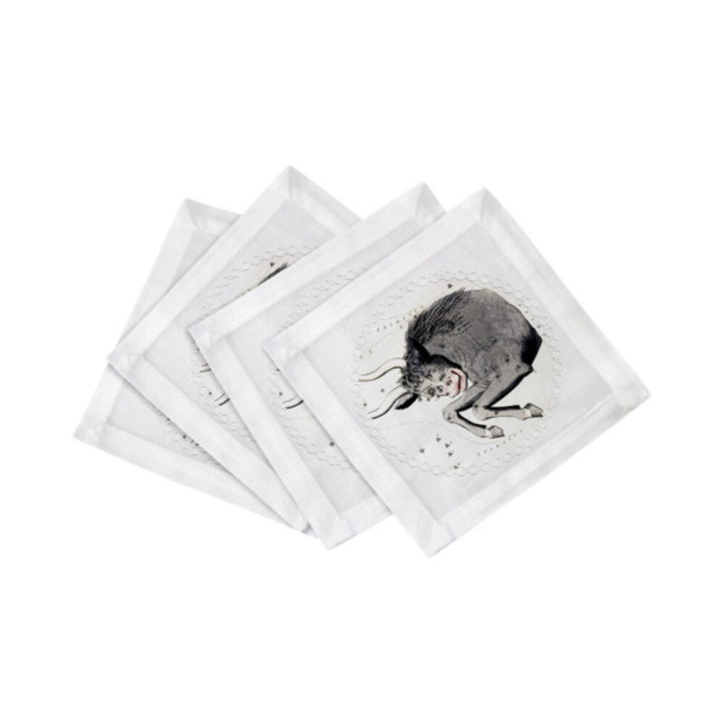 Square Napkins, White