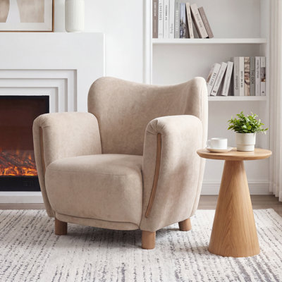 Chaise d'appoint rembourrée Halenza