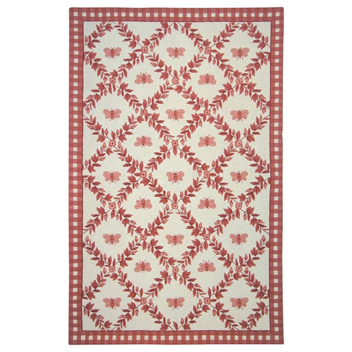 Kinchen Hand Hooked Wool Animal Print Rug