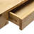 Loon Peak Jakus 49'' Maple Burl Desk Modern Vanity Table with Storage Drawers in Luxury Design