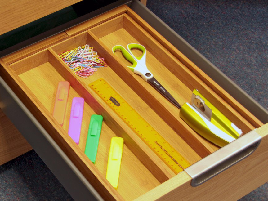 Bamboo Flatware Caddy
