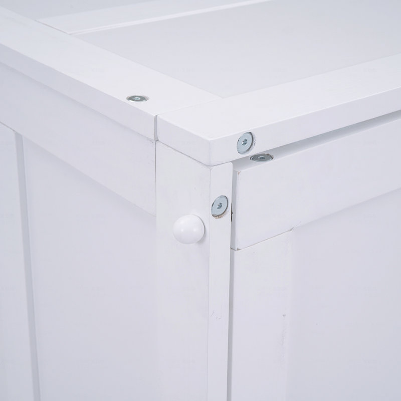Gloricely Storage Bed, White