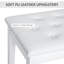 Tabouret de piano en bois avec coussin rembourré en similicuir-1280430376