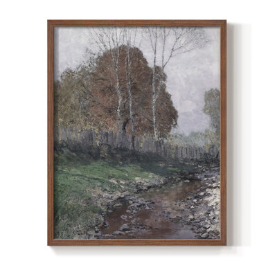 Paysage rétro CV - impression encadrée