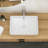 19.63"X13.69" White Ceramic Rectangular Vessel Bathroom Sink