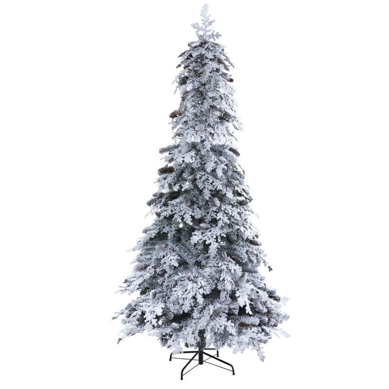Lighted Artificial Christmas Tree, 8' H