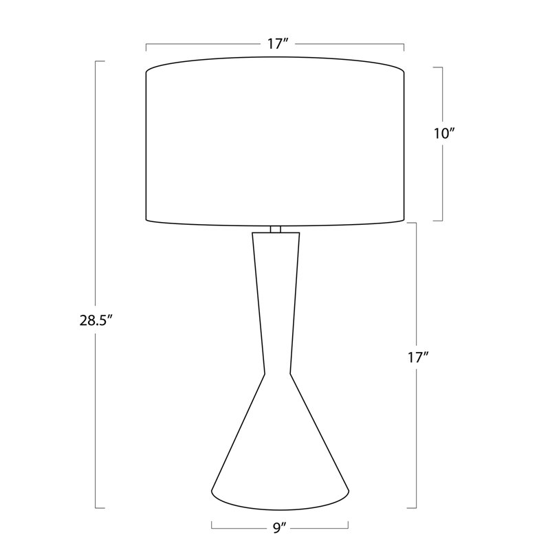 Denver Leather Table Lamp