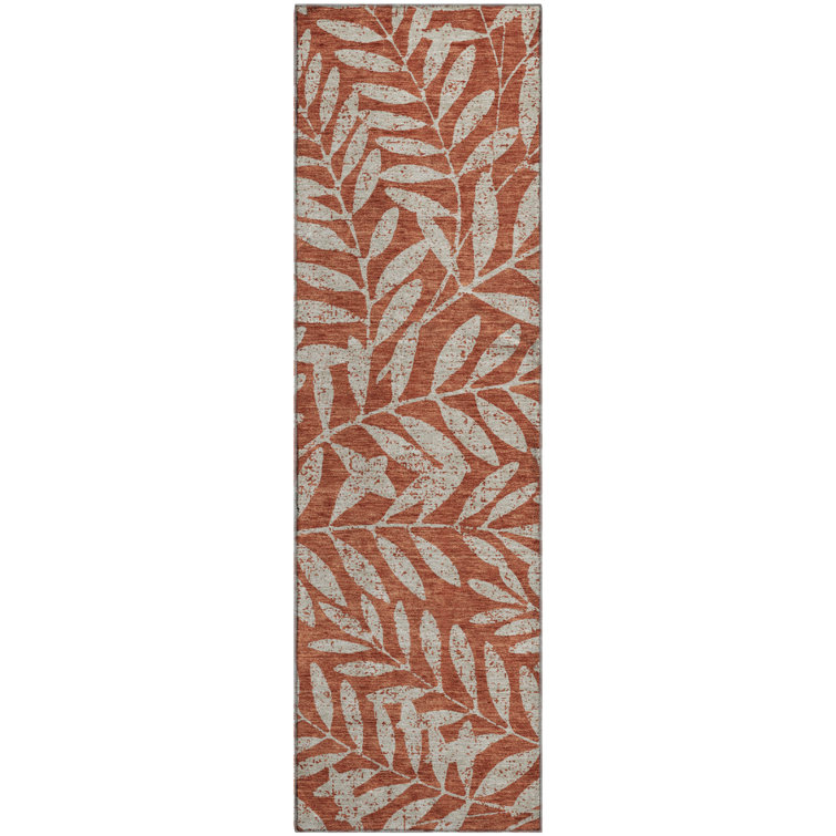 Premium Machine Washable Prisco Paprika Rug