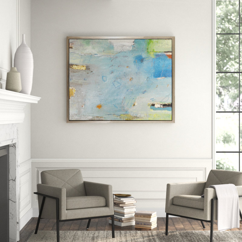 Blues Painting, Black Framed