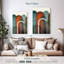 Avery Mid-Century Arches orange sarcelle I-108413045