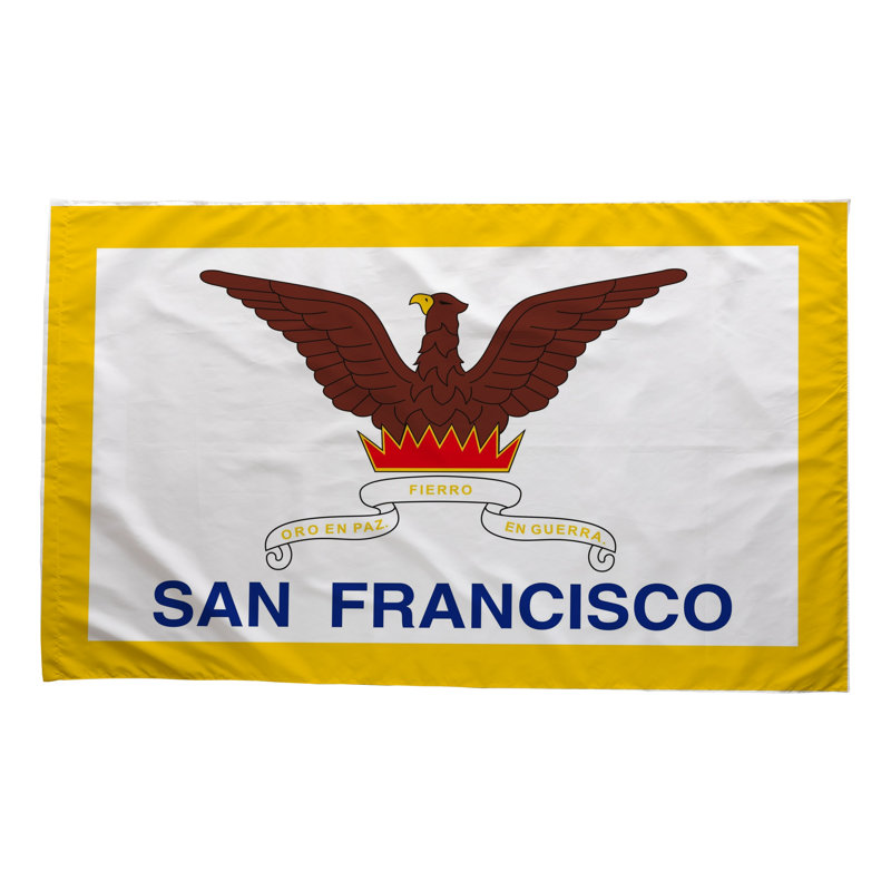 Drapeau de la ville de San Francisco - drapeau extérieur, H 36 po x l 60 po