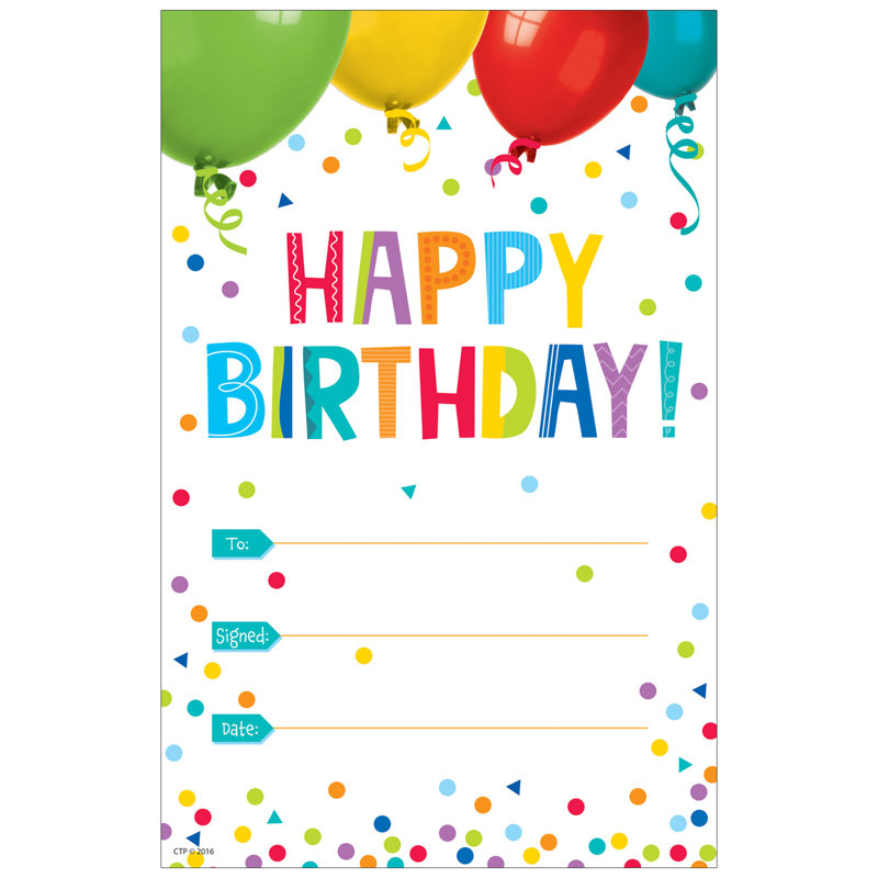 Joyeux anniversaire! Remise du certificat