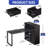 Broly 55'' L Shaped Desk With Power Outlets & LED Light-689159167