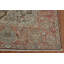 Tapis traditionnel floral rétro brun 10 x 13