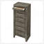 Commode à linge pour tiroir, gris