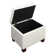 Akifa 21.50" Wide Leather Rectangle Storage Ottoman