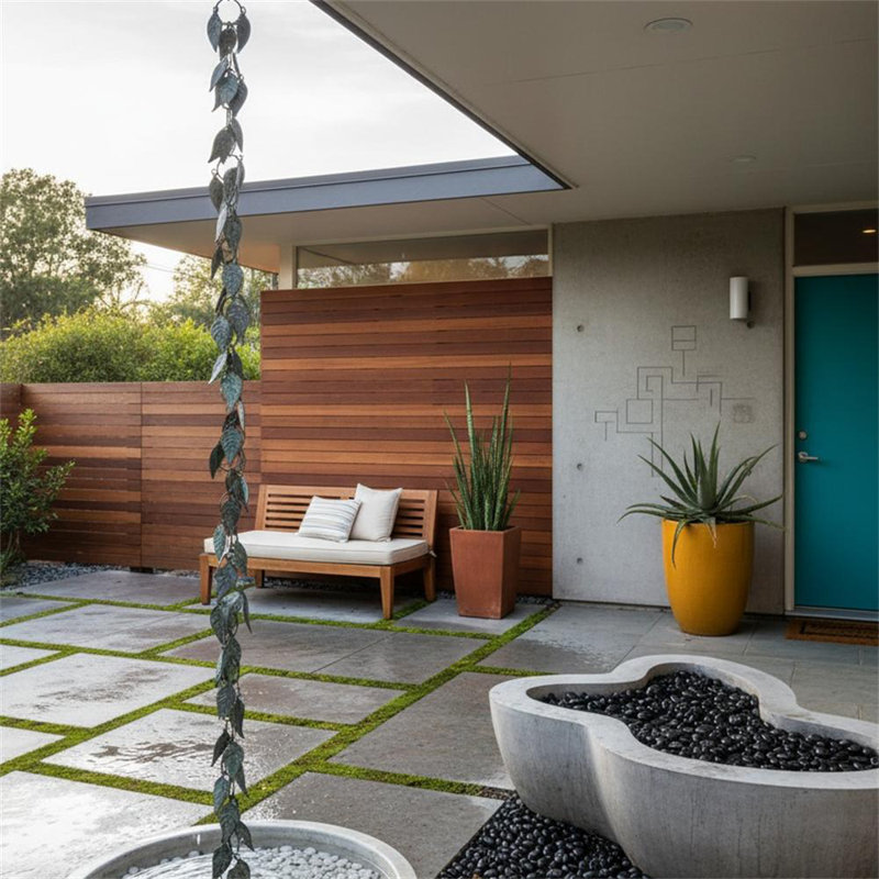 Metal No Subject Rain Chain